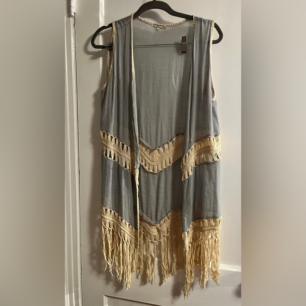 Vivid Collection of NY crochet shawl Size L
